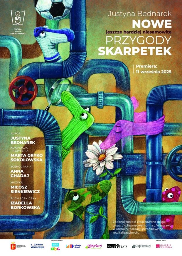 Nowe przygody skarpetek plakat