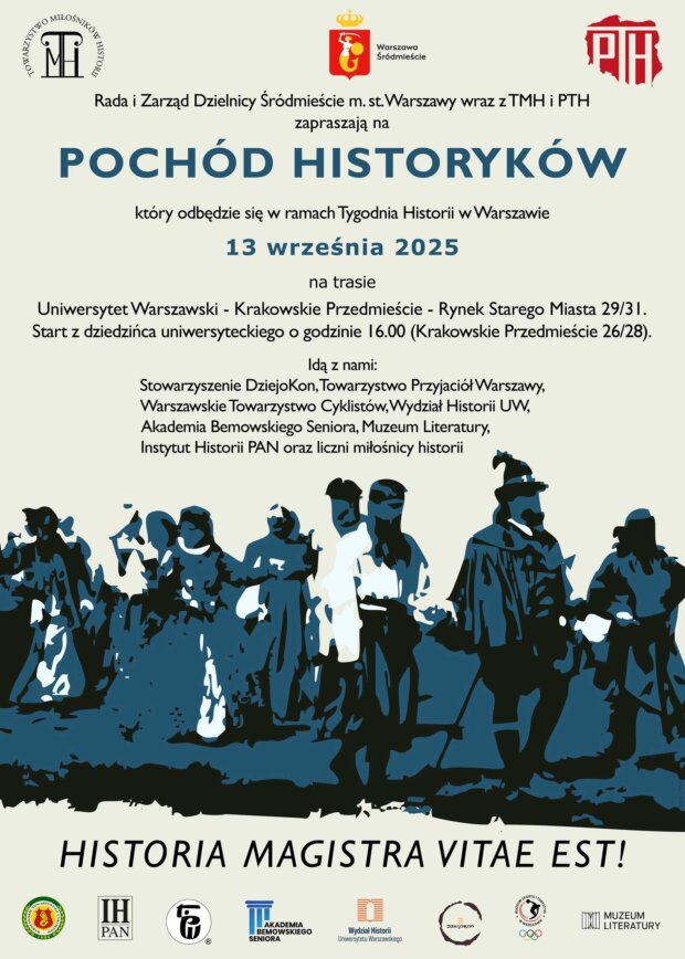 Pochód Historyków - plakat wydarzenia. Fot. TMH