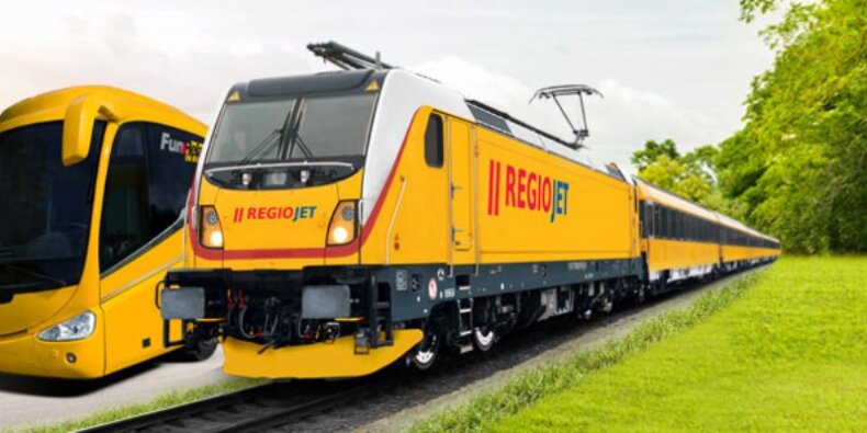 Pociąg RegioJet. Fot. RegioJet