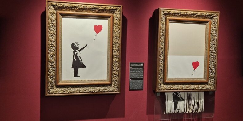 Banksy Dziewczynka z balonem