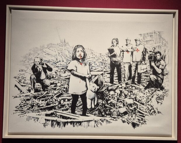 Banksy Media Canvas