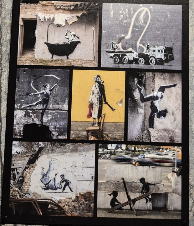 Banksy seria murali z Ukrainy
