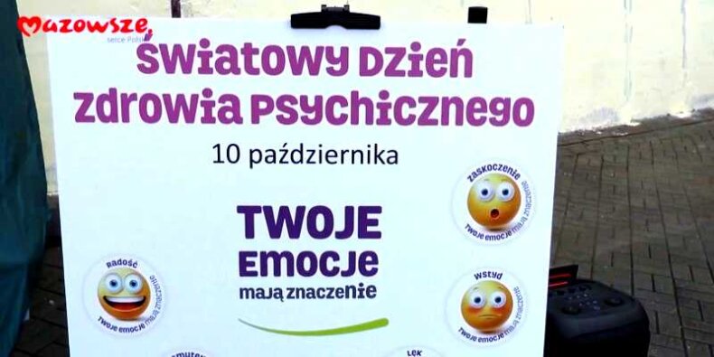 Plakat - Światowy Dzień Zdrowia Psychicznego. Fot. UMWM