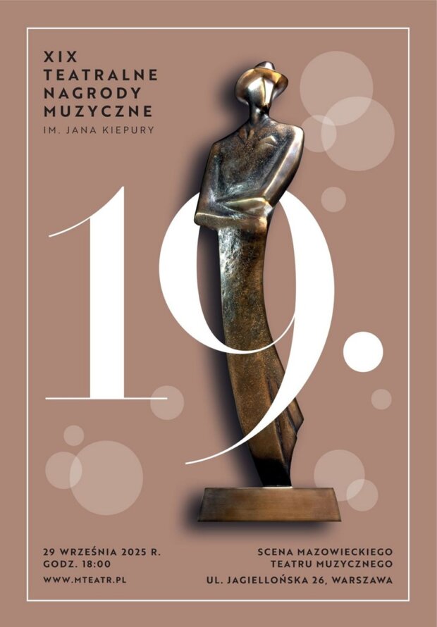 XIX Teatralne Nagrody Muzyczne plakat