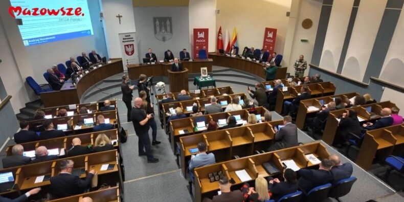 1. wyjazdowa sesja Sejmiku Mazowsza w Płocku. Fot. UMWM