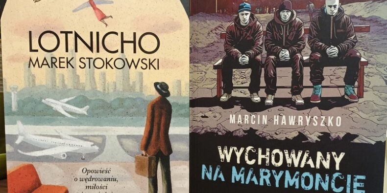 Lotnicho i Wychowany na Marymoncie fragmenty okładek