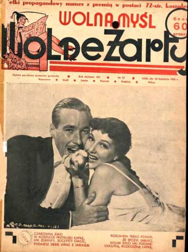 Okładka tygodnika Wolna Myśl. Wolne Żarty. Fot. Arch. autora