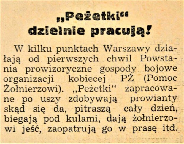 Fragment Biuletynu Informacyjnego - 1944 nr 40 z dnia 4 sierpnia 1944. Fot. źr. BUW