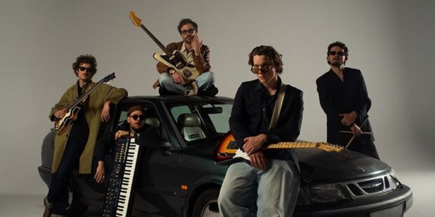 Dawid Tyszkowski z zespołem