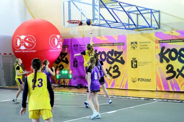 Koszykówka 3x3 - Otwarte Mistrzostwa Warszawy na Warszawiance. Fot. AZS