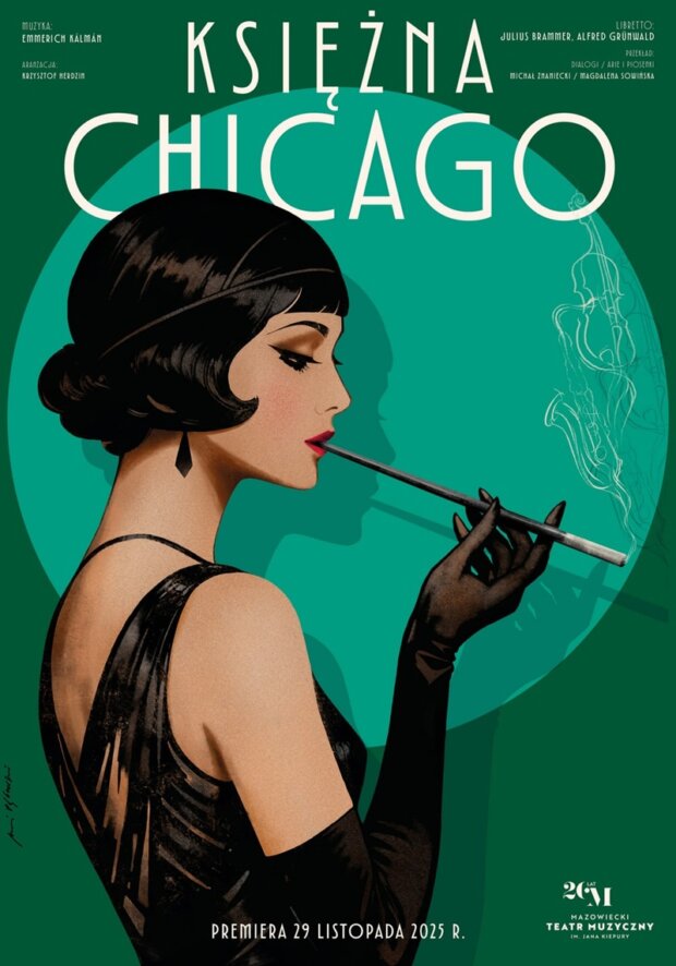 Księżna Chicago plakat Andrzeja Pągowskiego