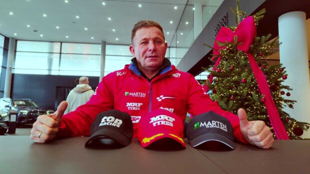 Leszek Kuzaj - na konferencji prasowej Rajdu Barbórka 2025. Fot. Warszawa.pl