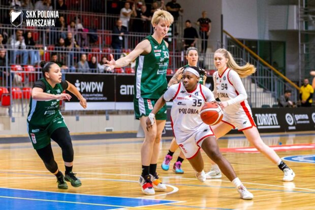 Mecz koszykarek - Polonia Warszawa vs Polski Cukier AZS UMCS Lublin. Fot. Krawczyk.photo