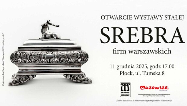 Srebra firm warszawskich - plakat wystawy. Fot. mat. prasowy