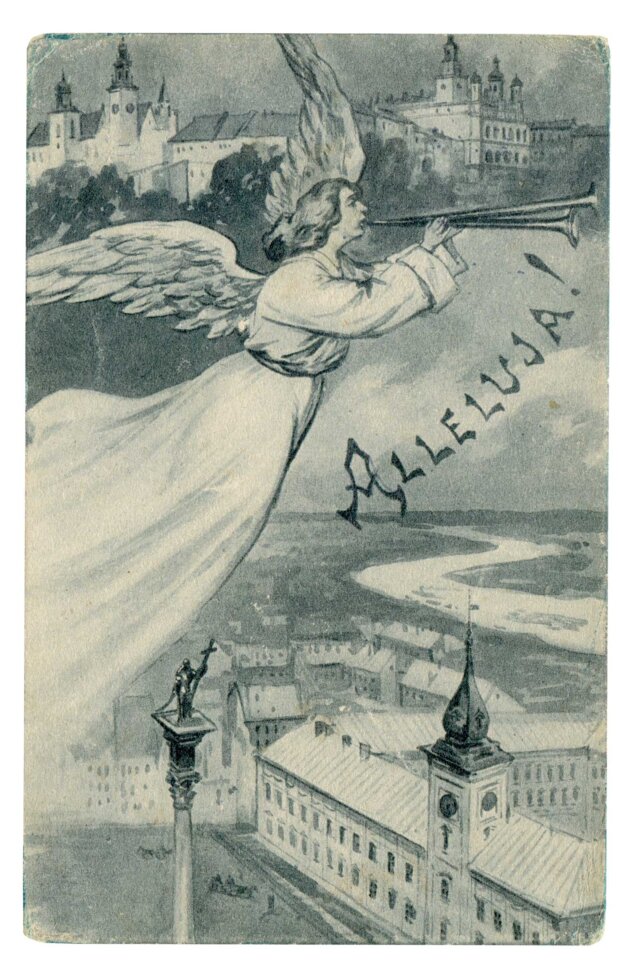 Karta pocztowa - Alleluja. Fot. arch. autora