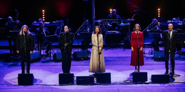 Preisner i przyjaciele - Od lewej M. Balcar, E. Krzemień, B. Rybotycka, J. Pocica i Z. Preisner