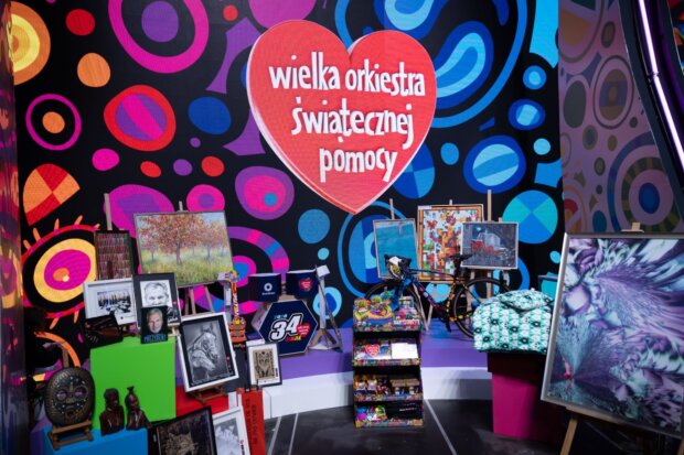 Przykładowe przedmioty - aukcje WOŚP. Fot. Marcin Banaszkiewicz