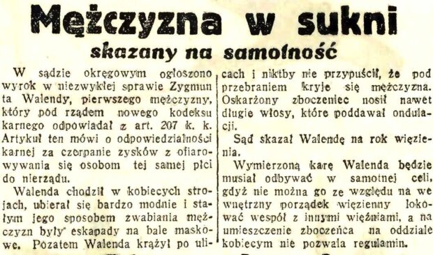 Wzmianka o Zygmuncie Walendzie - 'Dobry Wieczór! Kurier Czerwony - ilustrowane pismo codzienne. R. 13 (6), 25 sierpnia 1934, nr 234. Fot. BUW