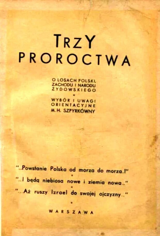 3 proroctwa - okładka książki Marii Szpyrkówny. Fot. źr. OneBid
