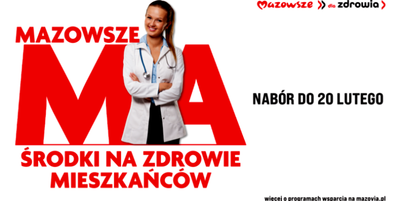 Mazowsze MA - środki na zdrowie. Fot. UMWM