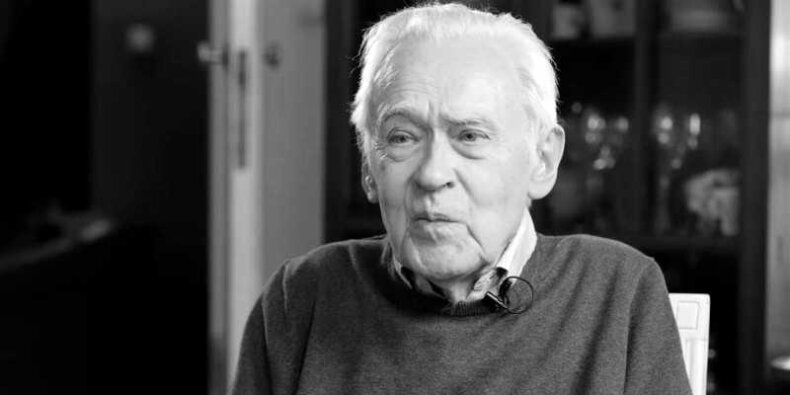 Prof. dr. hab. inż. Andrzej Trautman - w trakcie rozmowy z Tomaszem Rożkiem (Nauka. To lubię). Fot. źr. Nauka. To lubię