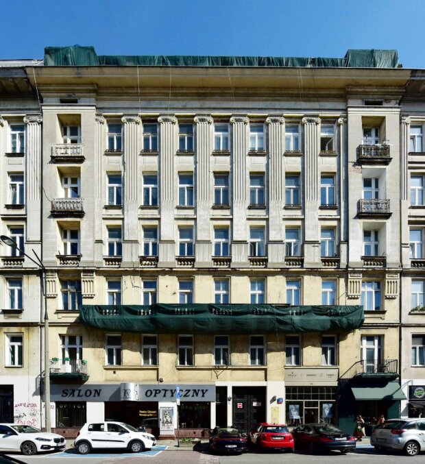 Kamienica Bronisława Krystalla przy ul. Mokotowskiej 24 w Warszawie. Fot. Adrian Grycuk (Wikimedia)