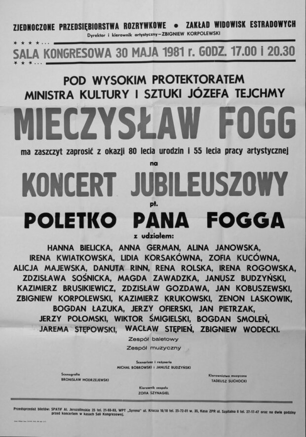 Poletko pana Fogga plakat