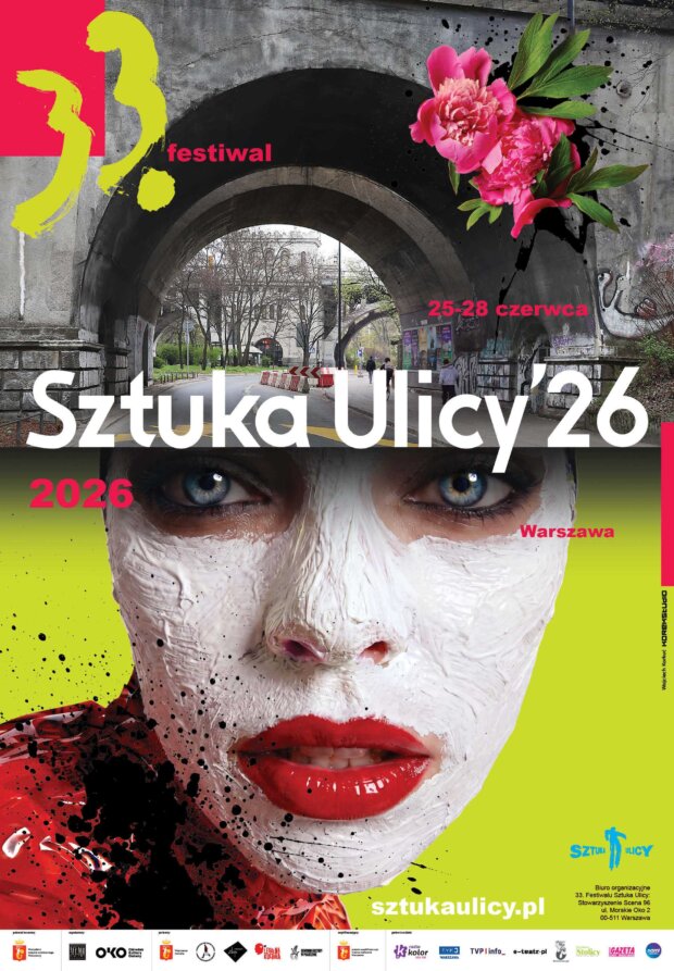 Plakat Festiwalu Sztuka Ulicy - 2026. Fot. Organizator