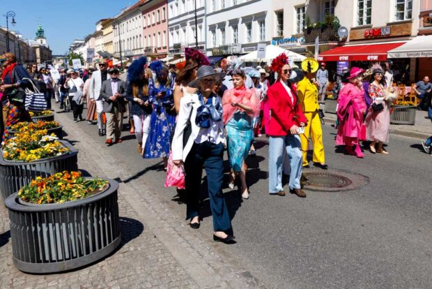 Warszawski Hatwalk 2026 - na Trakcie Królewskim. Fot. Edyta Chrząszcz