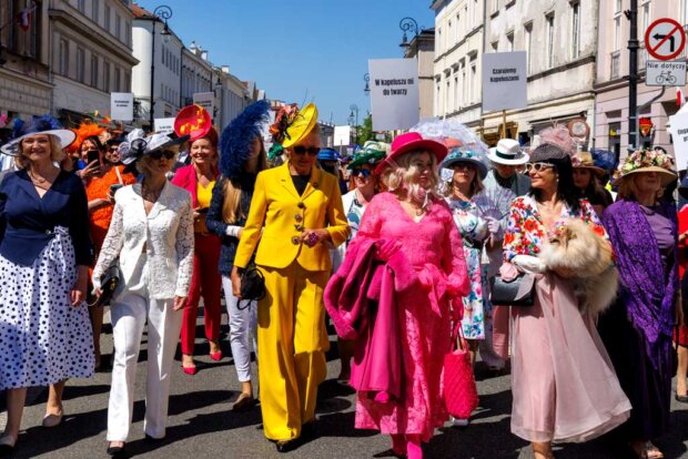 Warszawski Hatwalk 2026 - na Trakcie Królewskim. Fot. Edyta Chrząszcz