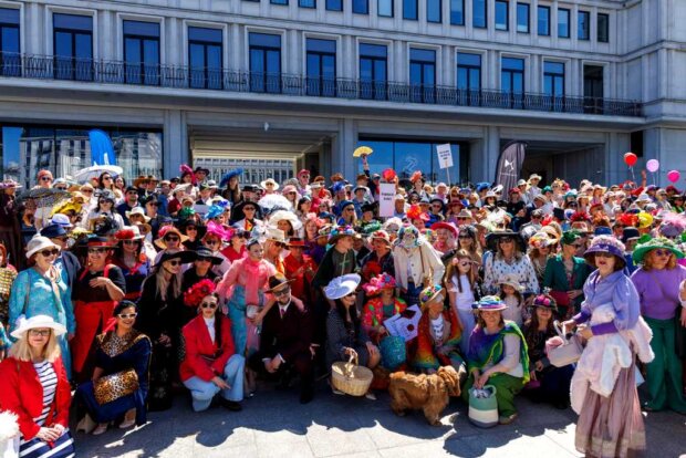 Warszawski Hatwalk 2026 - na Trakcie Królewskim. Fot. Edyta Chrząszcz