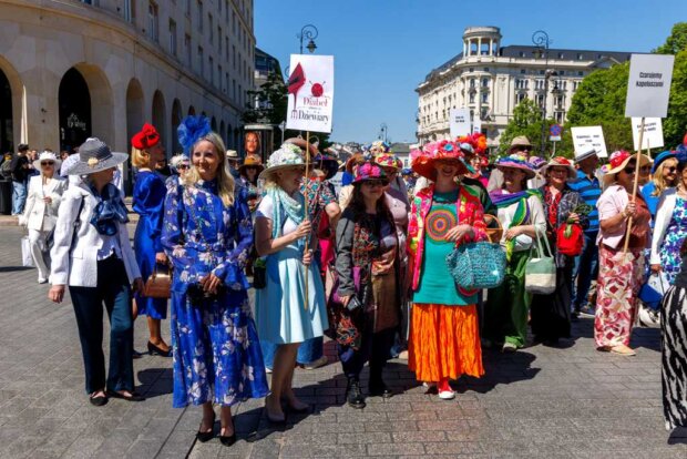 Warszawski Hatwalk 2026 - na Trakcie Królewskim. Fot. Edyta Chrząszcz
