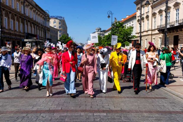 Warszawski Hatwalk 2026 - na Trakcie Królewskim. Fot. Edyta Chrząszcz