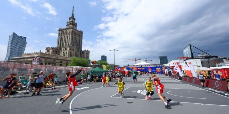 Mistrzostwa Świata w koszykówce 3x3 w Warszawie. Fot. UM Warszawy