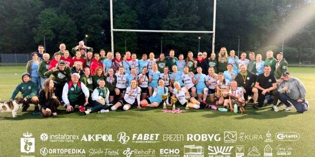 Mistrzynie Polski 2026 - Zespół Kobiet Rugby Legia Warszawa. Fot. mat. prasowy