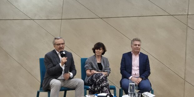 Od lewej: Jerzy Baczyński, Joanna Turska, Marek Zając