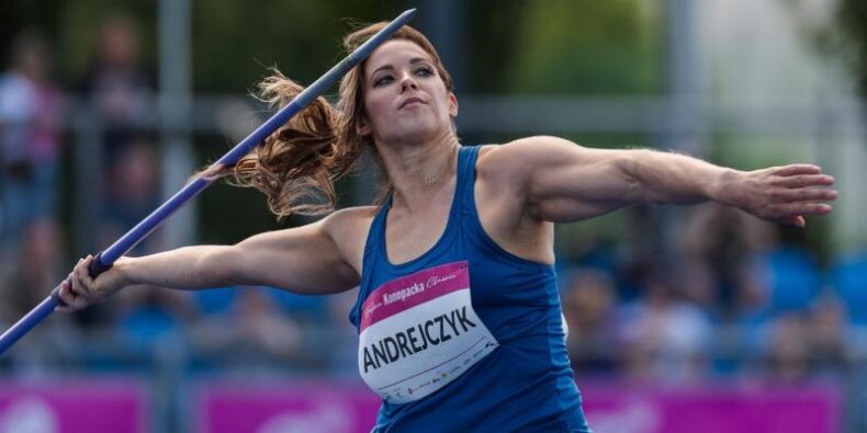 Oszczepniczka Maria Magdalena Andrejczyk na zawodach Konopacka Classic w 2025 r. Fot. Tomasz Kasjaniuk