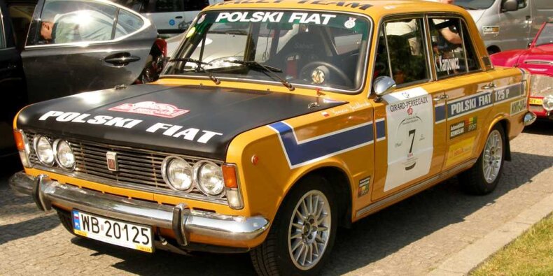 Polski Fiat 125p - Monte Carlo. Fot KRZYSZTOF (Wikimedia)