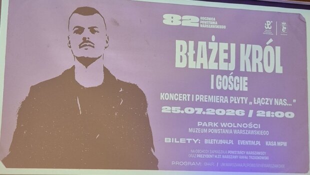 Błażej Król i Goście bilboard