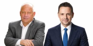 Grzegorz Wysocki (z lewej) i Rafał Trzaskowski.
