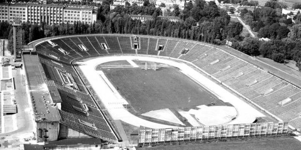 Stadion Skry - z lotu ptaka. Fot. źr. NAC