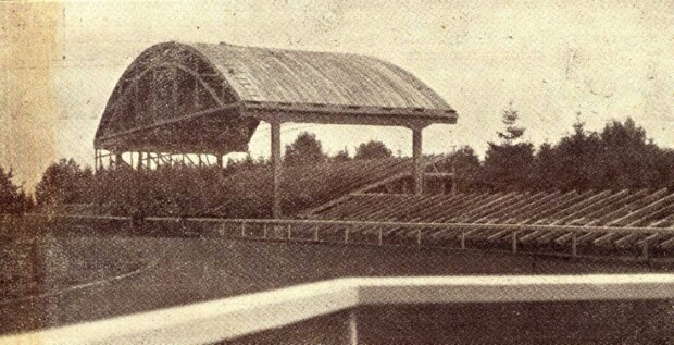 Stadion AZS - w sierpniu 1927 r. Fot. Prasowe