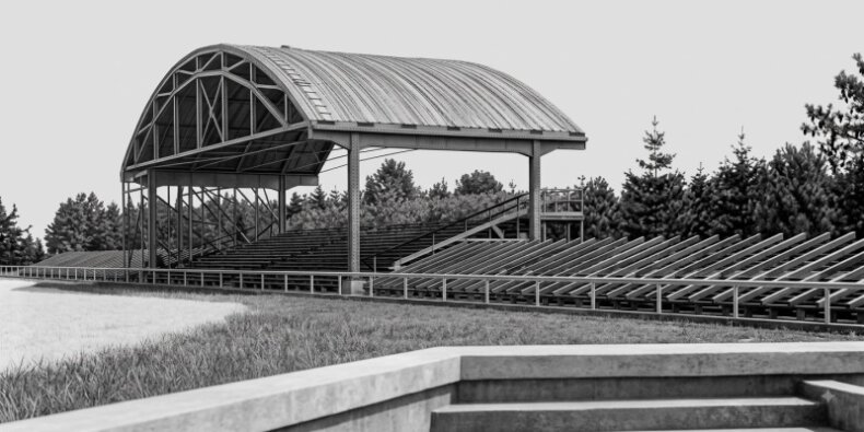 Stadion AZS - w sierpniu 1927 r. Zdjęcie wyostrzone oprogramowaniem Gemini. Fot. Prasowe