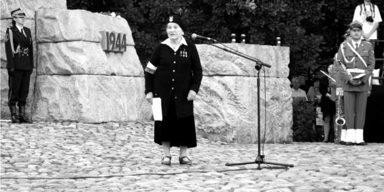 Wanda Traczyk Stawska - Uroczystości na CPW 1 VII 2015 r. Fot. MPawlik