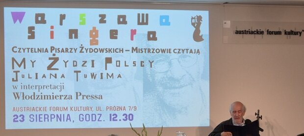 Włodzimierz Press interpretuje utwór Juliana Tuwima