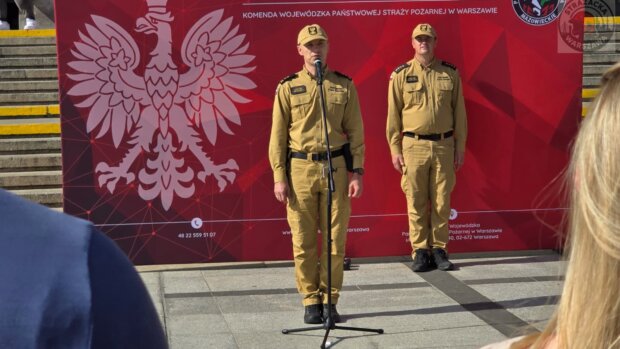 Wieżowiec 2026 - Mistrzostwa Polski Strażaków w biegu po schodach. Fot. Strażacka Warszawa