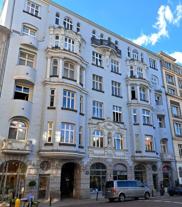 Kamienica Pawła Tuskiera - ul. Mokotowska 41. Fot. Krzysztof Szujecki