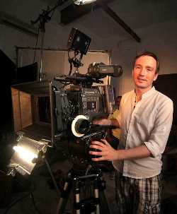 Szymon Lenkowski - z Wikimediów portret polskiego operatora filmowego. Fot. FilmBase Update