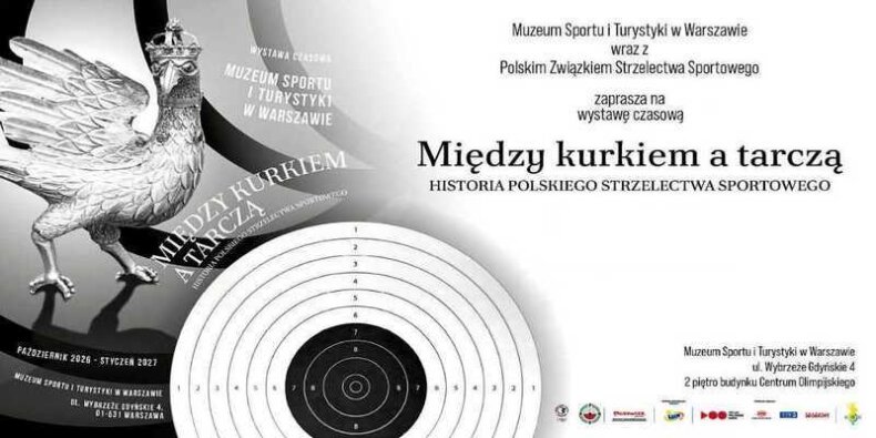 Wystawa historii strzelectwa - Między kurkiem a tarczą. Historia polskiego strzelectwa sportowego. Muzeum Sportu i Turystyki w Warszawie. Fot. MSiT